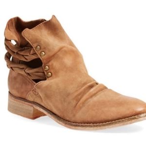 Free People Cognac Brown Landslide Shoes Boots